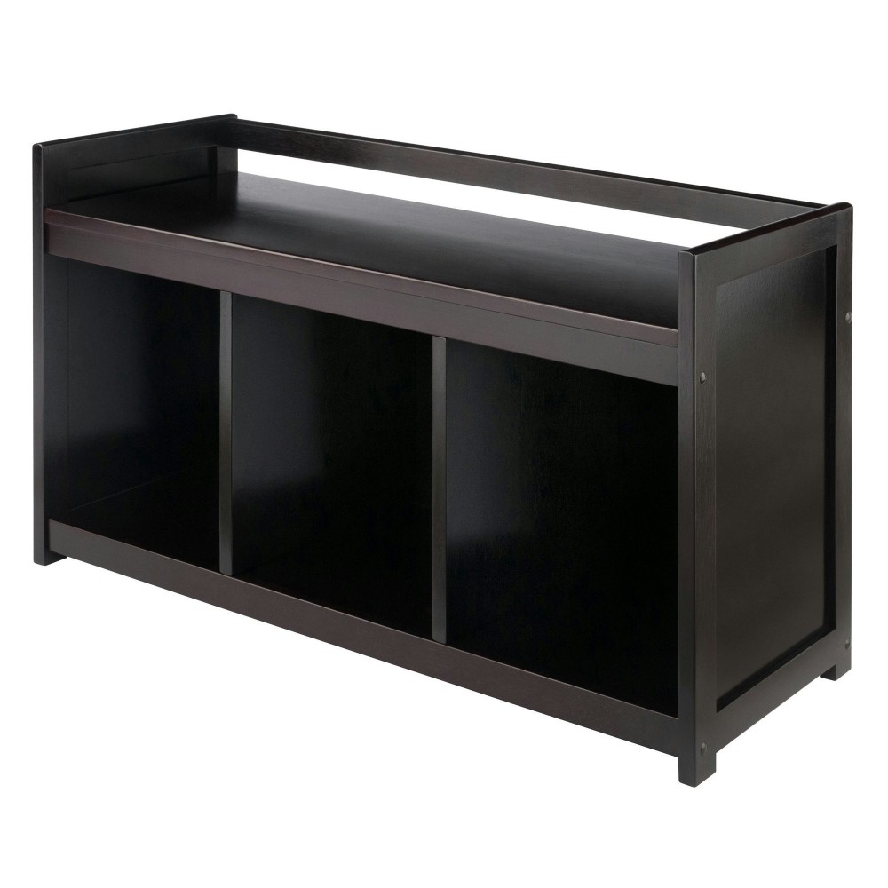 Addison Entryway Storage Bench, Espresso