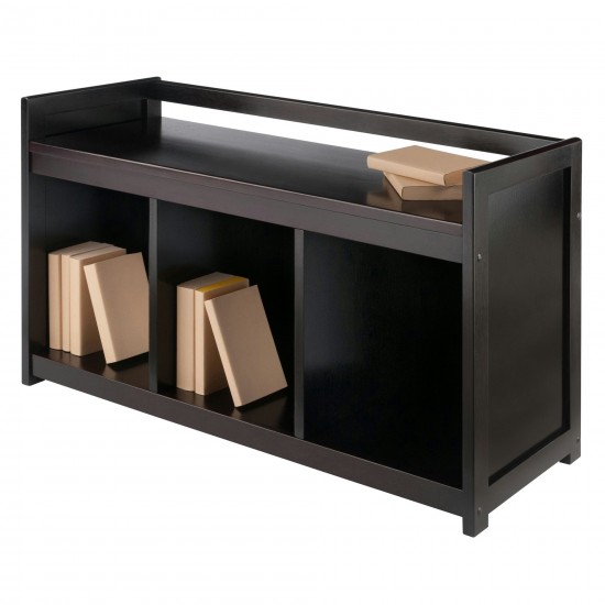 Addison Entryway Storage Bench, Espresso