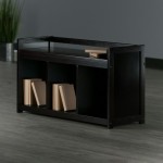 Addison Entryway Storage Bench, Espresso