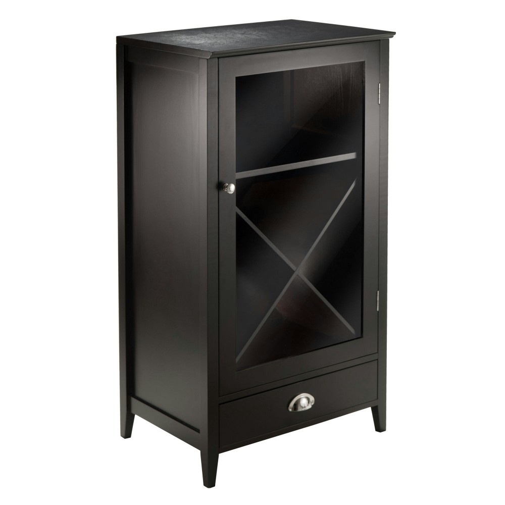 Bordeaux X-Panel Wine Cabinet, Espreso