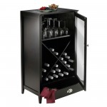 Bordeaux X-Panel Wine Cabinet, Espreso