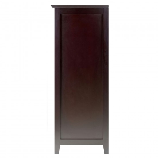 Bordeaux X-Panel Wine Cabinet, Espreso