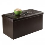 Ashford Rectangular Storage Ottoman, Espresso