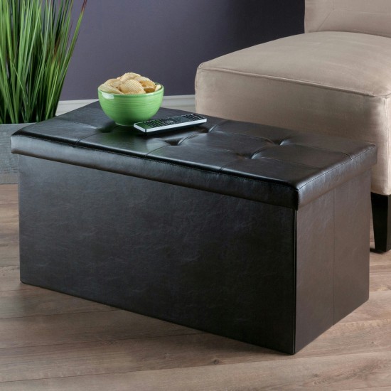 Ashford Rectangular Storage Ottoman, Espresso