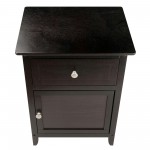 Eugene Accent Table, Nightstand, Espresso