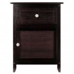 Eugene Accent Table, Nightstand, Espresso