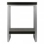 Jared End Table, Gray and Espresso