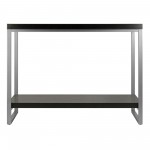 Jared Console Table, Gray and Espresso