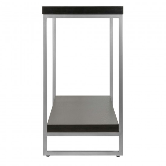 Jared Console Table, Gray and Espresso