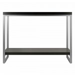 Jared Console Table, Gray and Espresso