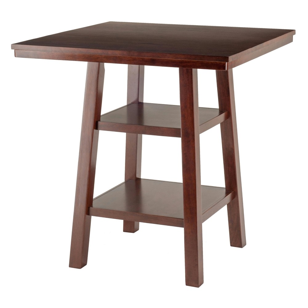 Orlando High Table with Shelves, Walnut Orlando High Table with Shelves, Walnut