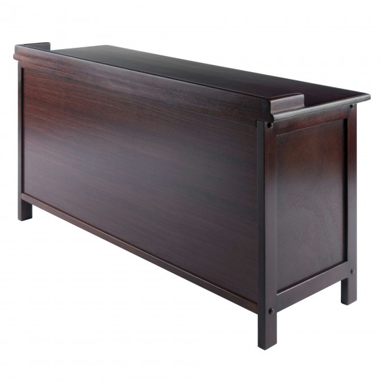 Adriana 3-Drawer Bench with Storage, Walnut