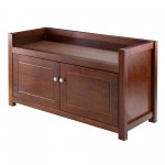 Charleston Storage Bench, Walnut