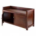 Charleston Storage Bench, Walnut