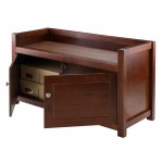 Charleston Storage Bench, Walnut