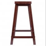 Satori Saddle Seat Counter Stool, Walnut