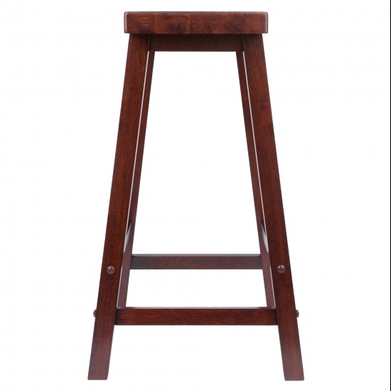 Satori Saddle Seat Counter Stool, Walnut