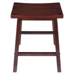 Satori Saddle Seat Counter Stool, Walnut