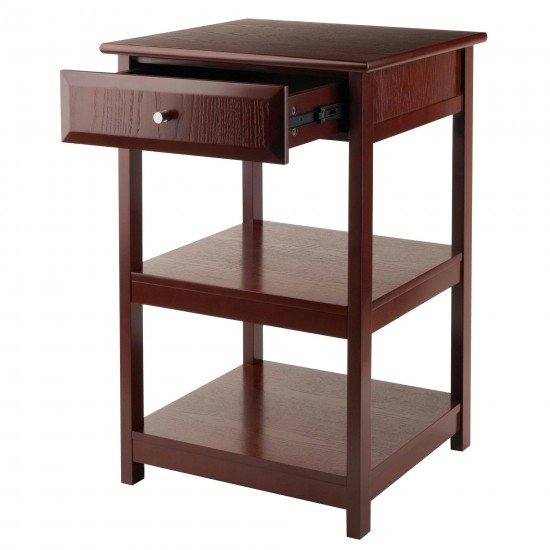 Delta Home Office Printer Stand, Walnut