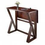 Harrington Drop Leaf High Table, Walnut