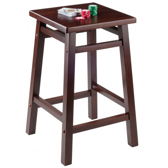 Carter Square Seat Counter Stool, Walnut