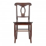 Renaissance 2-Pc Key Hole-back Chair Set, Walnut