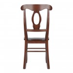 Renaissance 2-Pc Key Hole-back Chair Set, Walnut