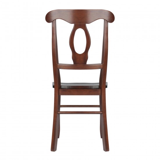 Renaissance 2-Pc Key Hole-back Chair Set, Walnut