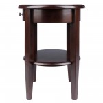Concord Round End Table, Walnut
