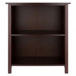 Milan 2-Section Storage Shelf, Walnut