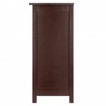 Milan 2-Section Storage Shelf, Walnut