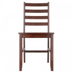 Hamilton 2-Pc Ladder-back Chair Set, Walnut