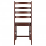 Hamilton 2-Pc Ladder-back Chair Set, Walnut