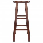 Element 2-Pc Bar Stool Set, Walnut