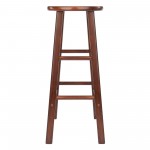 Element 2-Pc Bar Stool Set, Walnut