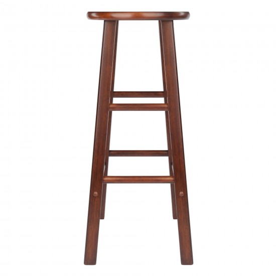 Element 2-Pc Bar Stool Set, Walnut