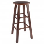 Element 2-Pc Bar Stool Set, Walnut