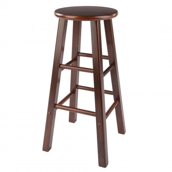 Element 2-Pc Bar Stool Set, Walnut