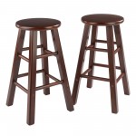 Element 2-Pc Counter Stool Set, Walnut