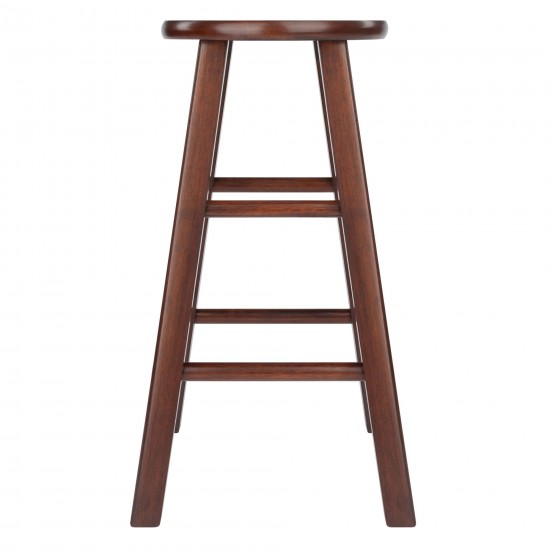 Element 2-Pc Counter Stool Set, Walnut