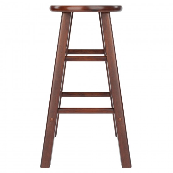 Element 2-Pc Counter Stool Set, Walnut