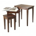 Regalia 3-Pc Nesting Table Set, Walnut