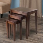 Regalia 3-Pc Nesting Table Set, Walnut