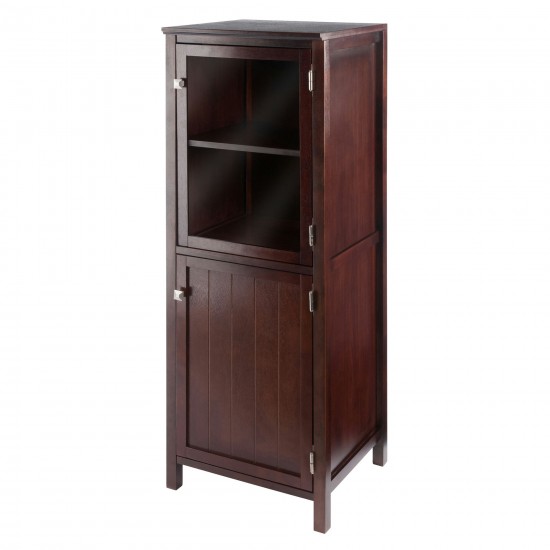 Brooke Jelly 2-Section Cupboard, Walnut