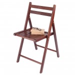 Robin 4-Pc Folding Chair Set, Walnut