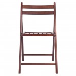 Robin 4-Pc Folding Chair Set, Walnut