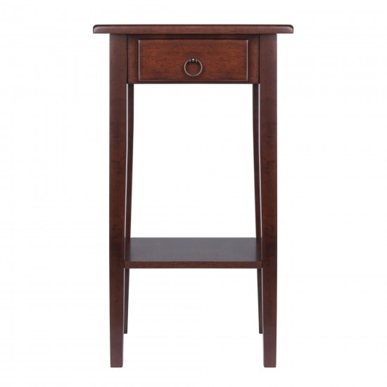 Regalia Accent, Side Table, Walnut