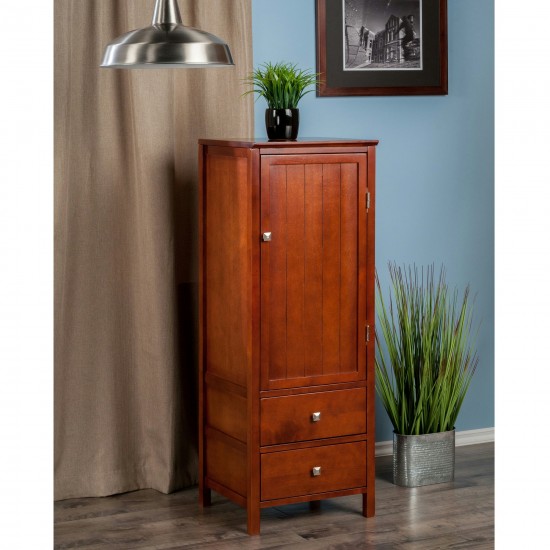 Brooke Jelly 2-Drawer Cupboard, Walnut