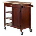 Marissa Kitchen Cart, Walnut