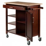 Marissa Kitchen Cart, Walnut